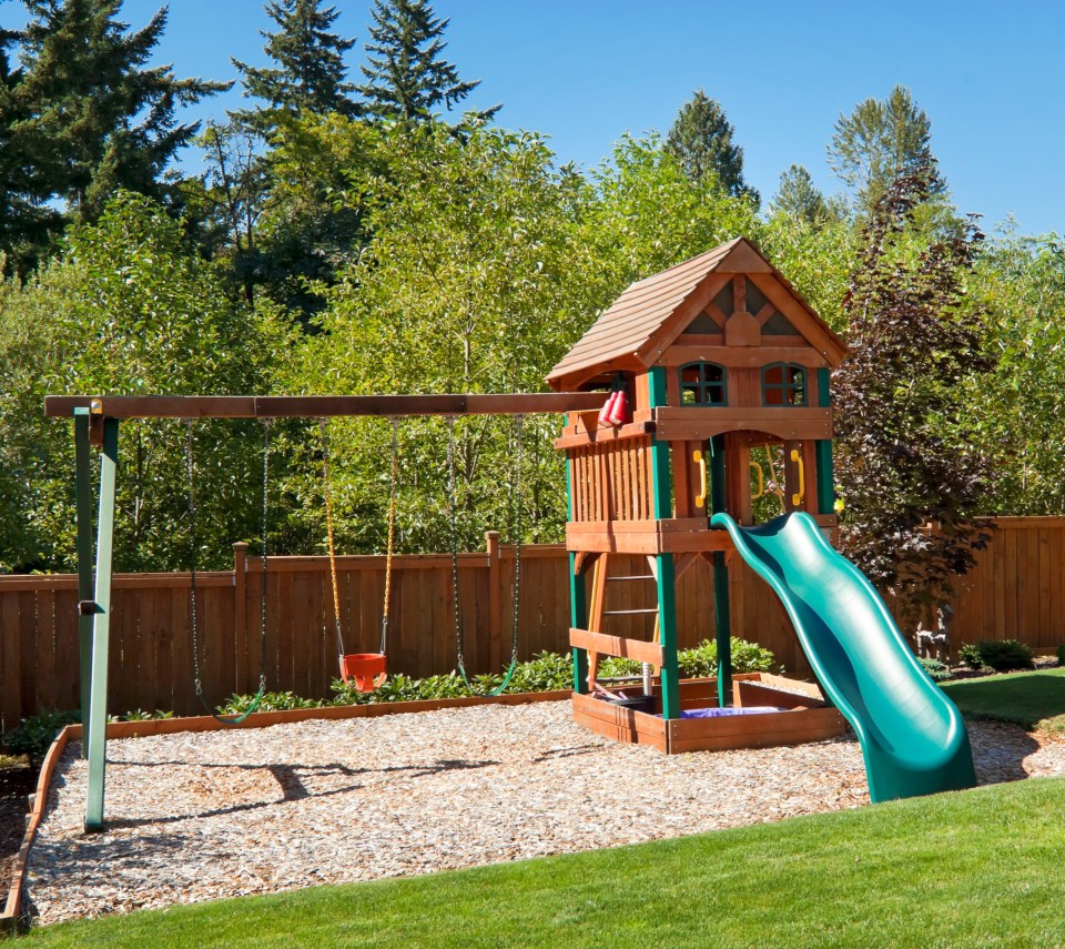 Outside play equipment is always a hit with kids - but can be quite grotty after a dreary winter and will need a thorough clean before summer