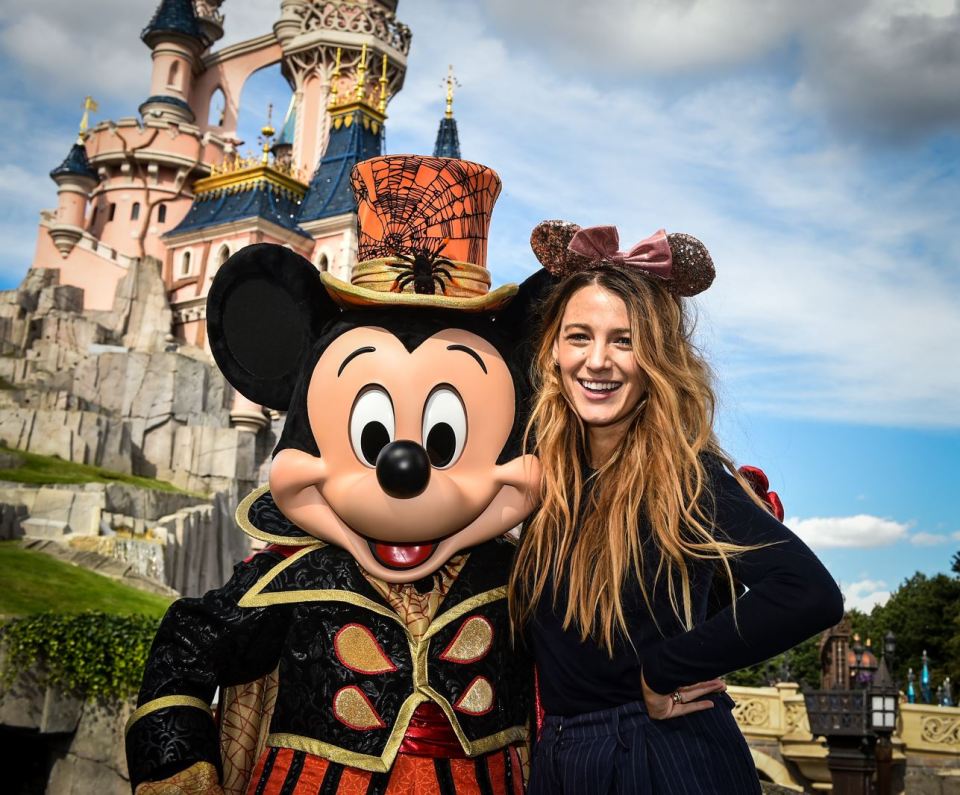 Blake Lively and Mickey celebrating Halloween together