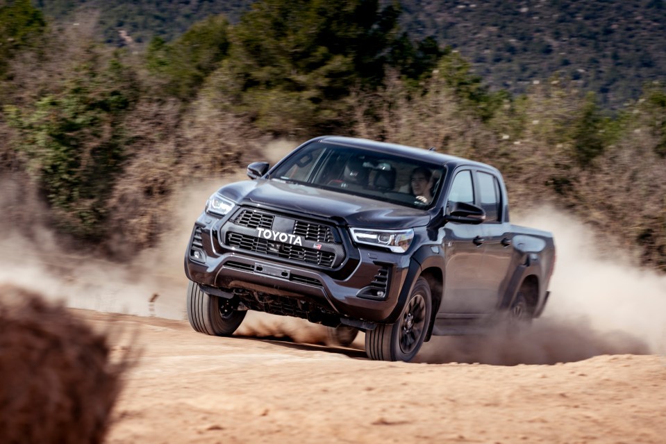 The new range-topping Hilux GR Sport, coming to a dealership near you soon