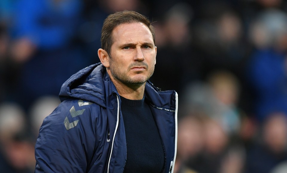 Frank Lampard faces a desperate battle to save Everton from relegation