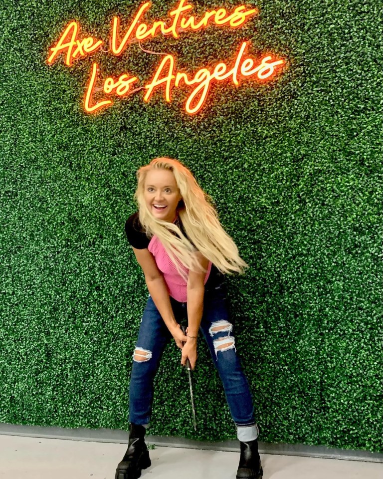 Lucy now lives in LA and is mega into fitness