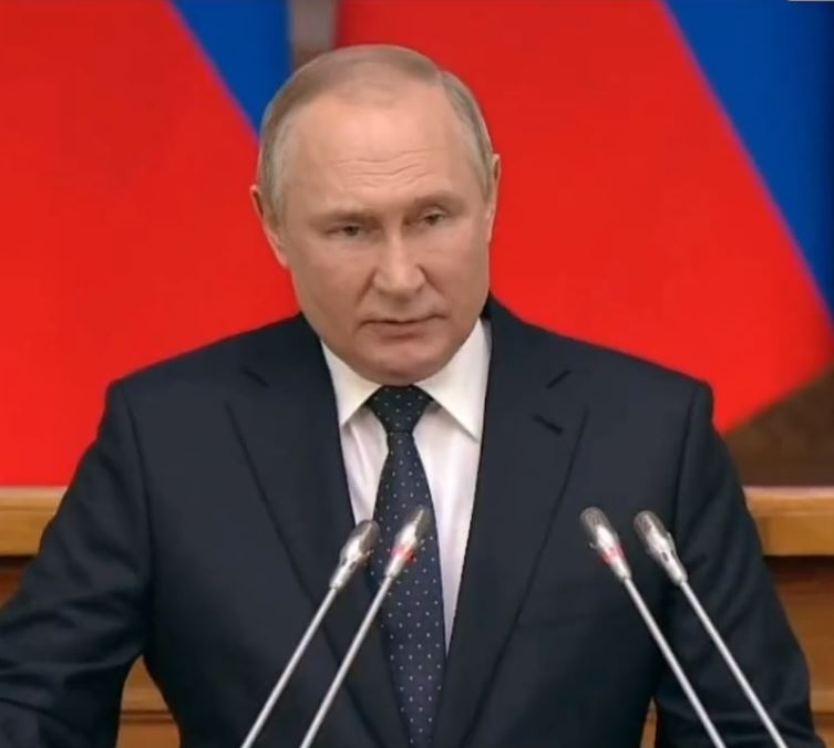 Putin appeared to stutter during his most recent speech