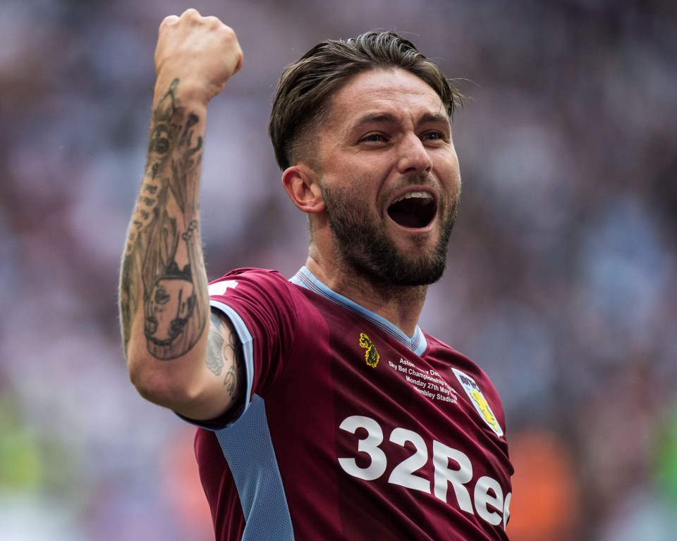 Henri Lansbury won his third promotion with Aston Villa