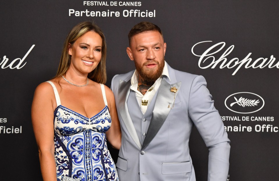 Conor McGregor and Dee Devlin attended the Choprad Gala dinner in Cannes on Saturday