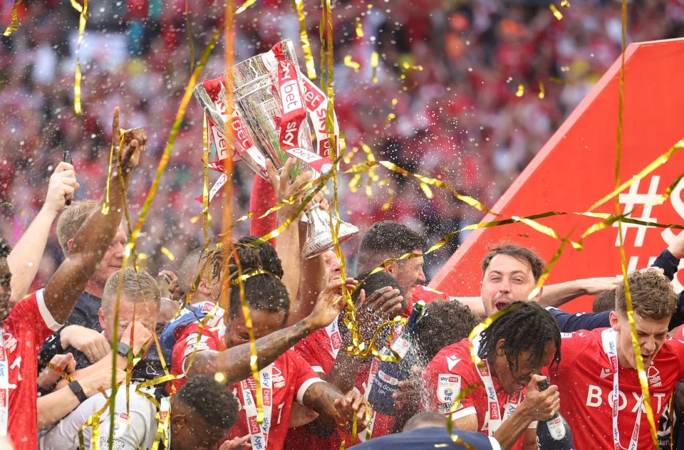 Nottingham Forest secured promotion to the Prem with a win over Huddersfield