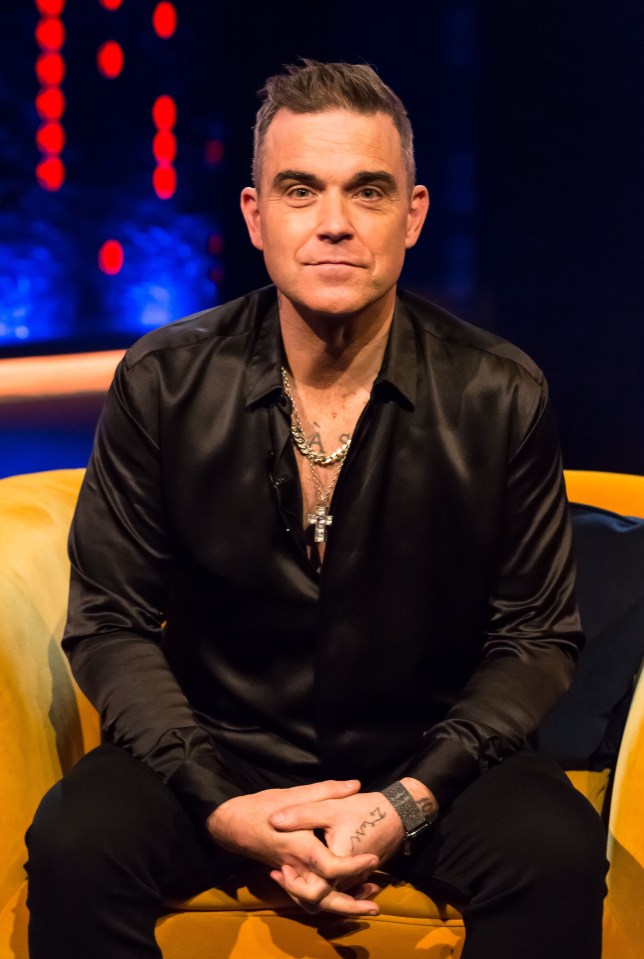 A biopic of Robbie Williams will hint at him romping in a church, it emerged yesterday