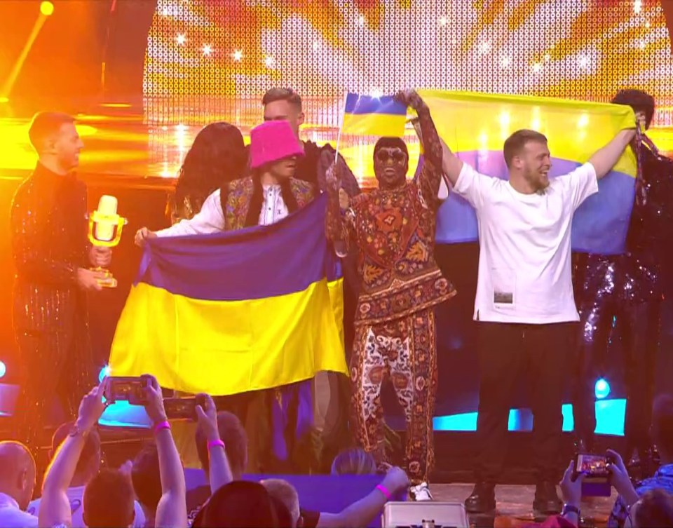 This year's Eurovision was won by the Kalush Orchestra of Ukraine