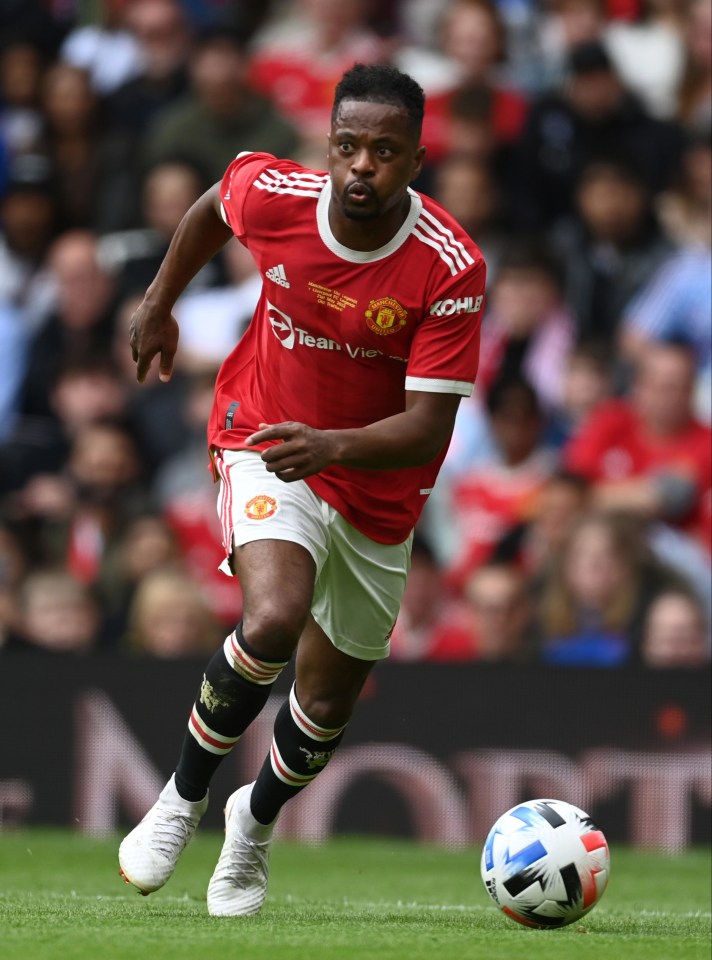 Evra showed he is still able to get up and down from left-back