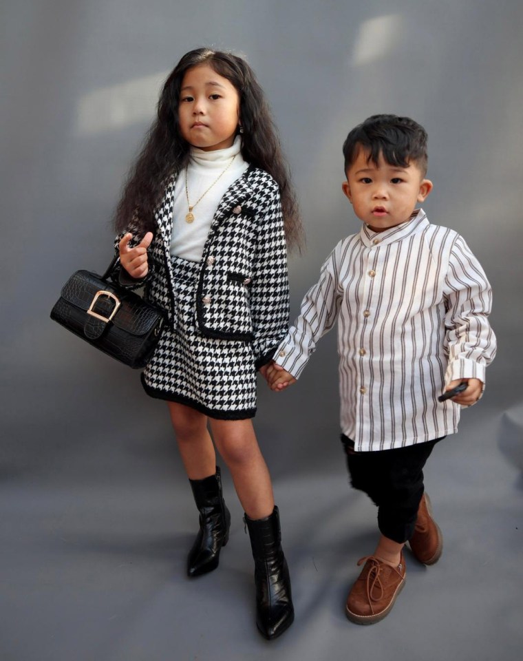 The mum-of-two became obsessed with styling her children after doing a photoshoot with Joy when she was a newborn