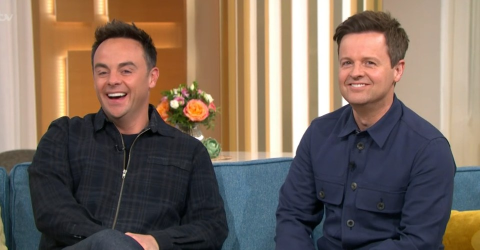 Ant McPartlin and Declan Donnelly appeared on This Morning today