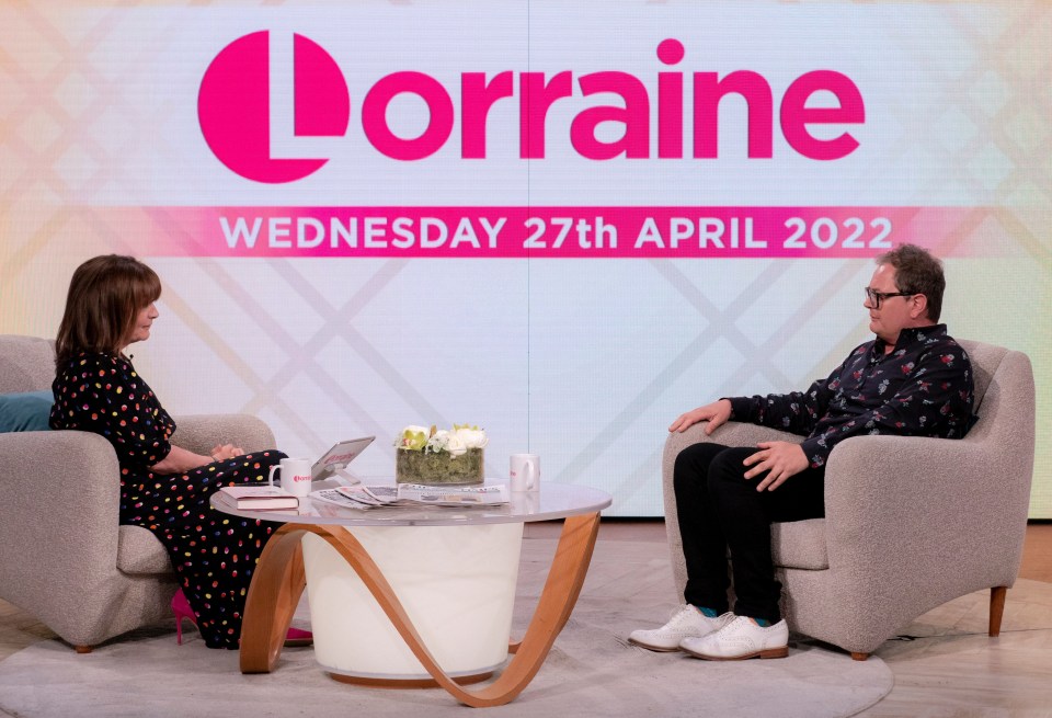 Alan opened up about his divorce while speaking to Lorraine Kelly last month