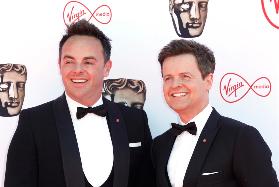 Ant and Dec will be entertaining the nation