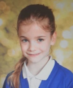 Darcy vanished from her primary school in Blackpool, Lancashire