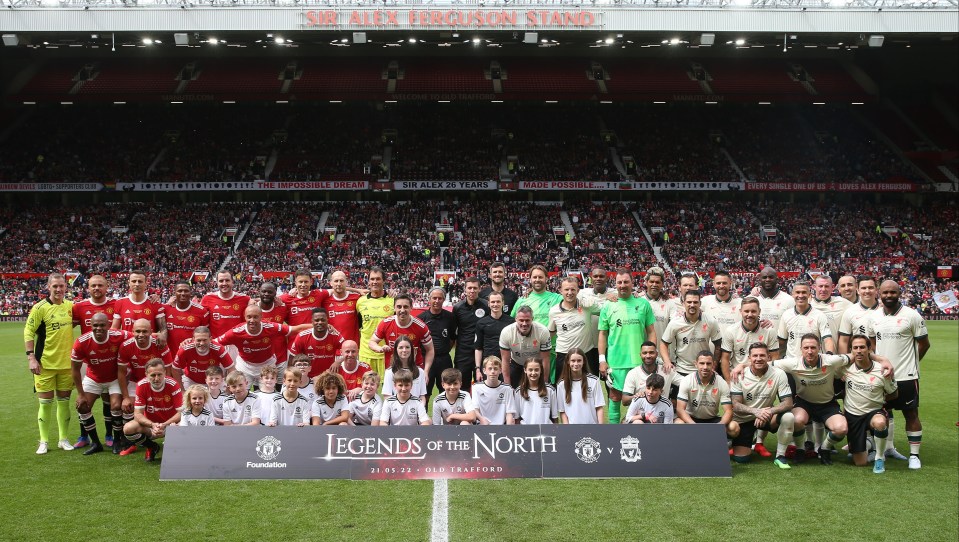 The event raised £1.3m for charity including the Manchester United Foundation