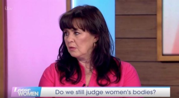 Coleen Nolan was stunned as Kaye Adam's made a jibe about her weight