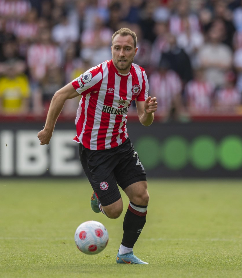 Eriksen couldn't prevent Brentford from losing on the final day against Leeds United