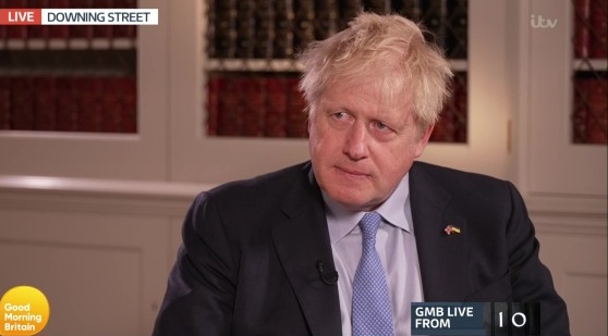 Boris was violently sick and vomited on his suit before the GMB interview, aides said