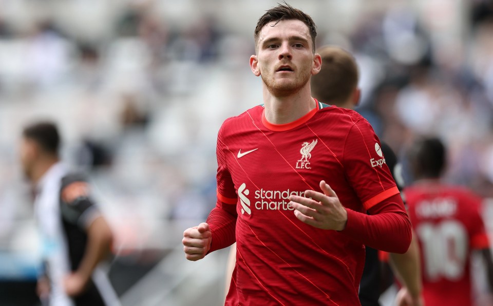 Andy Robertson's mansion was stalked by a prowler