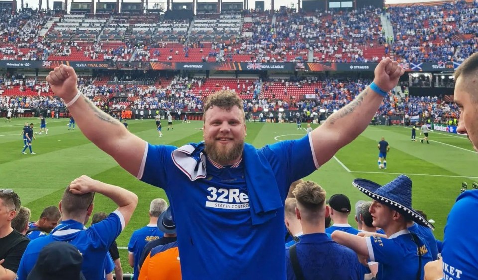 Football fan Stoltman was more interested in Rangers as a kid than weight-lifting