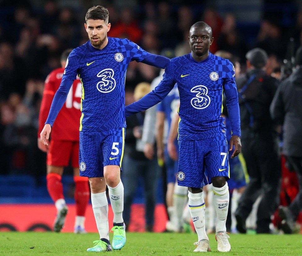 Chelsea are fearful of a mass player exodus, with Jorginho and N'Golo Kante potentially leaving this summer