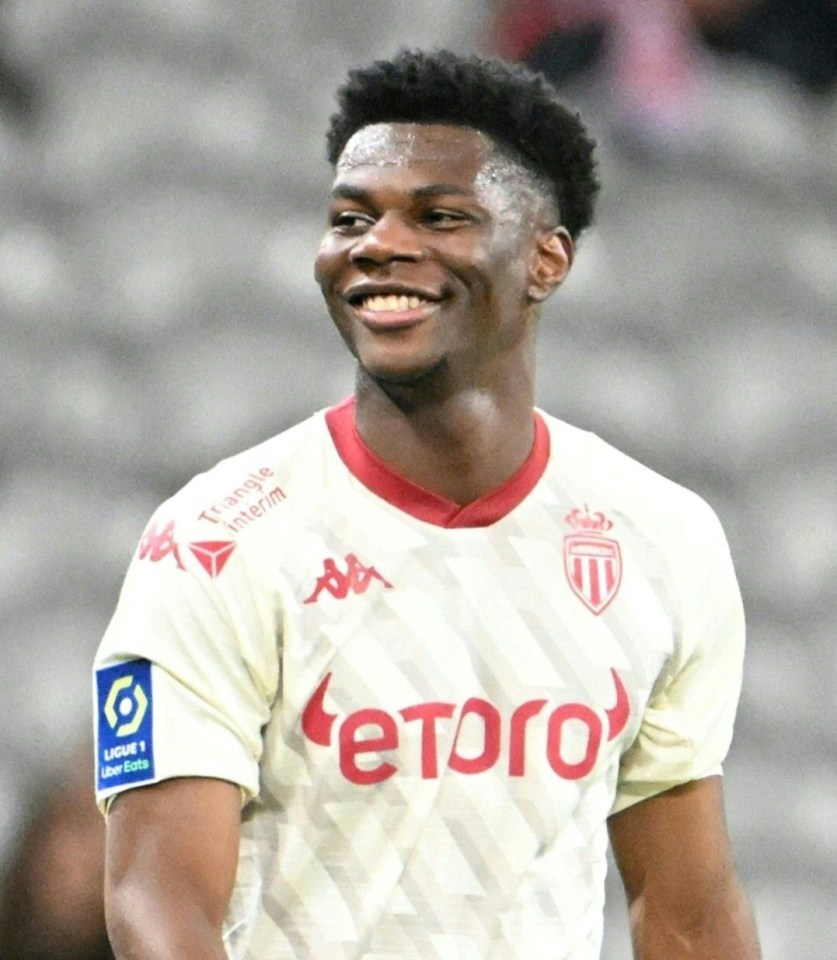 Aurelien Tchouameni was all smiles after two beauties against Lille