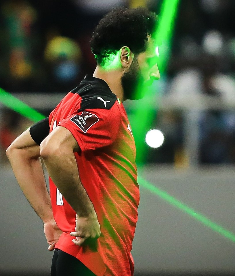 Salah blasted a crucial penalty over the bar in Egypt's heated World Cup play-off game against Senegal