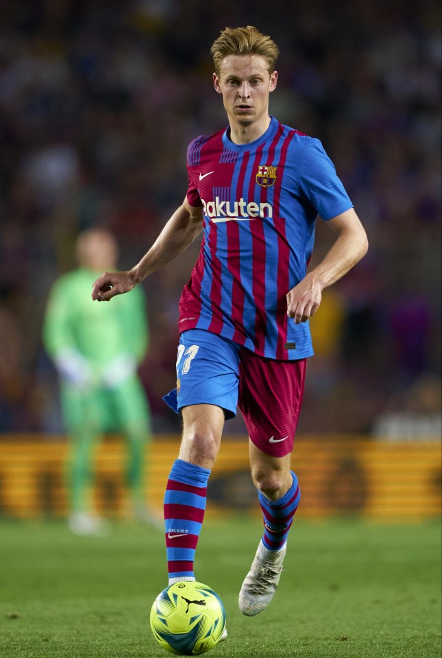 De Jong joined Barcelona from Ajax in 2019