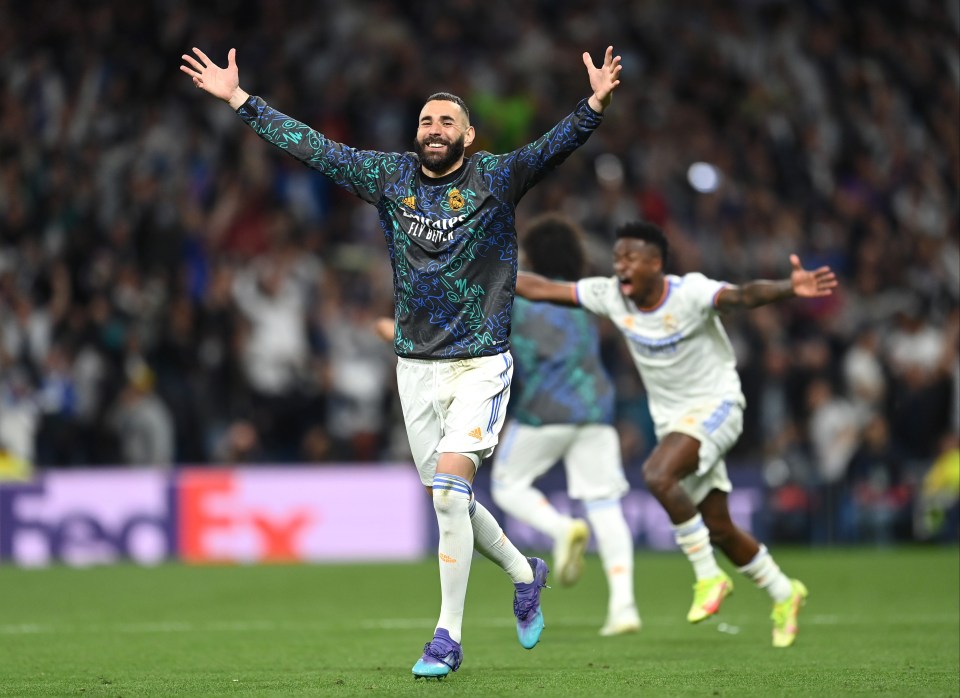 Benzema netted the winner for Real AGAIN