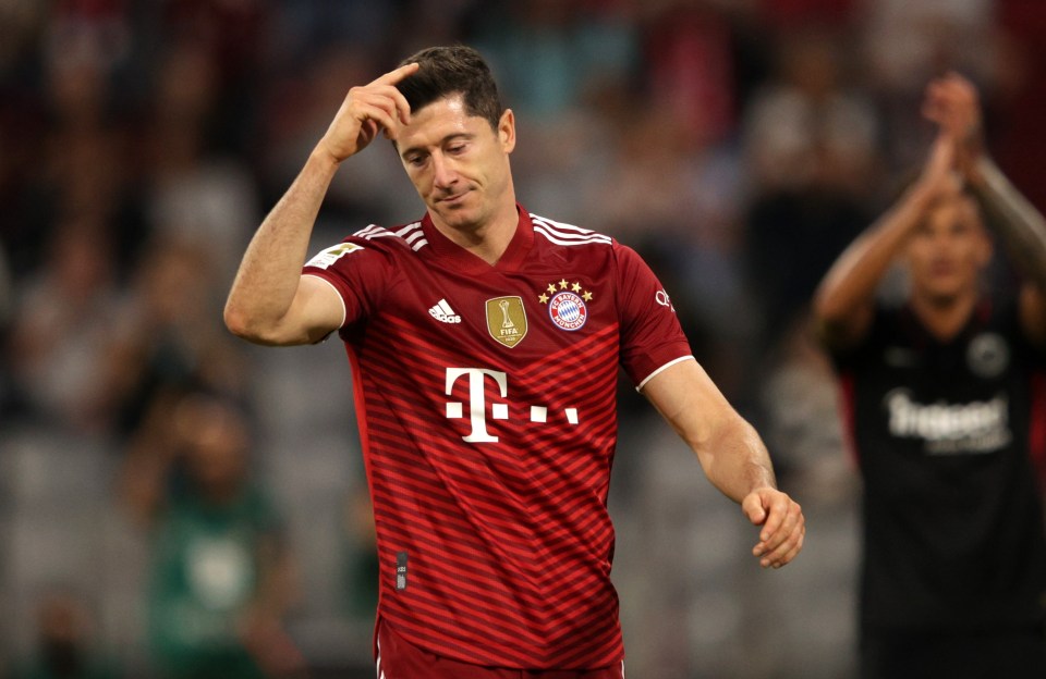 Lewandowski joined Bayern in 2014 from Borussia Dortmund