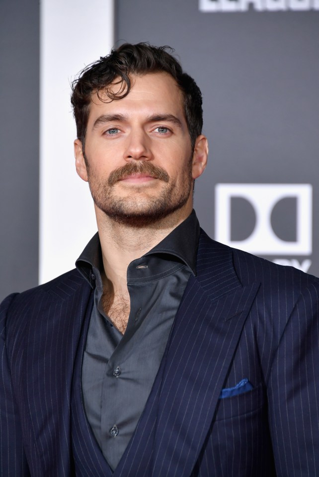 Superman actor Henry Cavill shows off his moustache