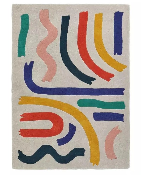 Save £18.75 on this Habitat Studio Squiggle rug