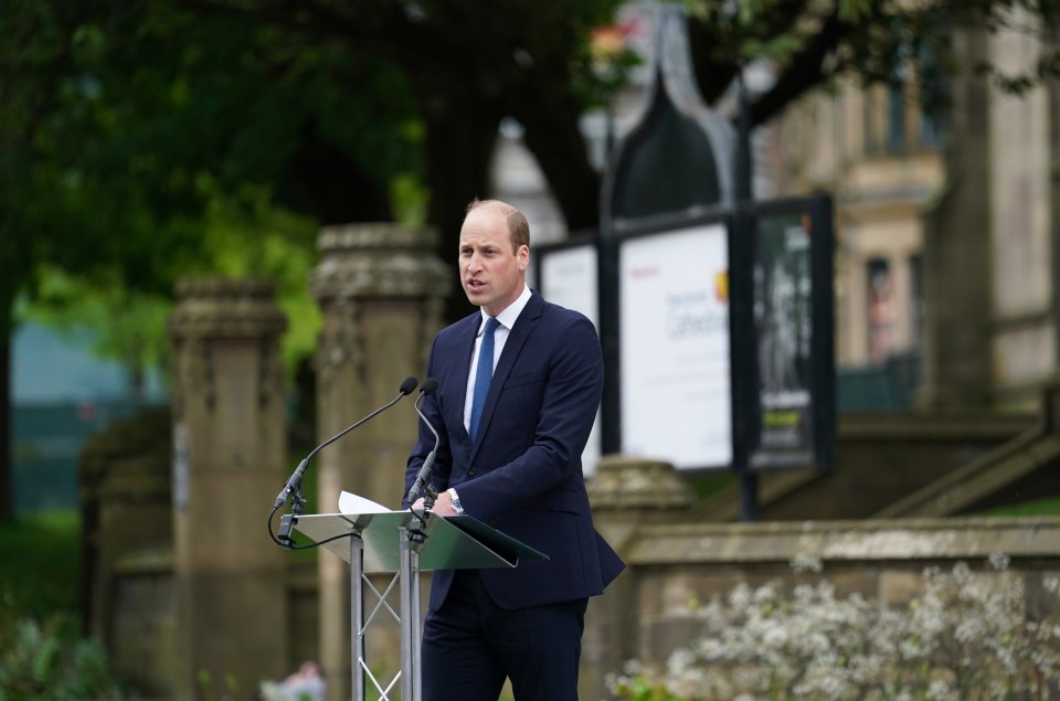 The Duke of Cambridge addressed a memorial to commemorate almost five years since the Manchester arena bombing