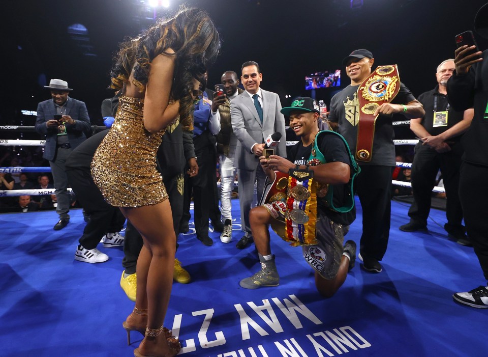 Shakur Stevenson proposes to partner Young Lyric