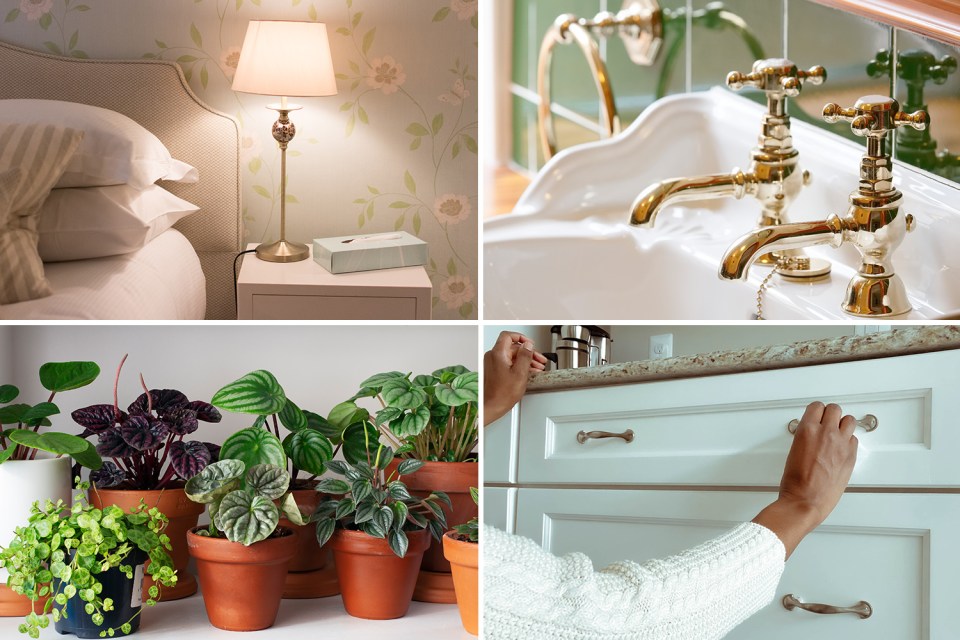 Adding lamps, plants, new bathroom fixtures  or cupboard handles will instantly change the look of your home