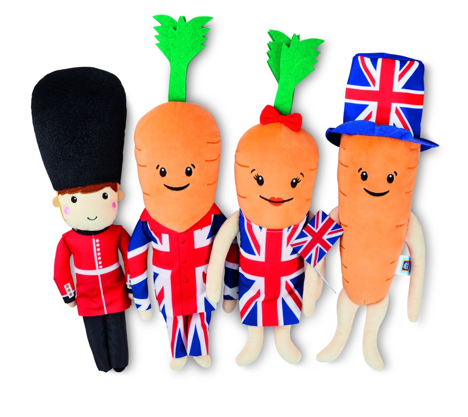 Kevin the Carrot and pals will soon be back in shops for the Queen’s Platinum Jubilee