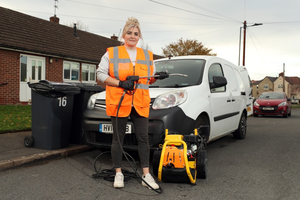 Adele Clarke has cleaned up with her £5,000 grant, giving her the boost she needed to set up her own wheelie bin cleaning business.