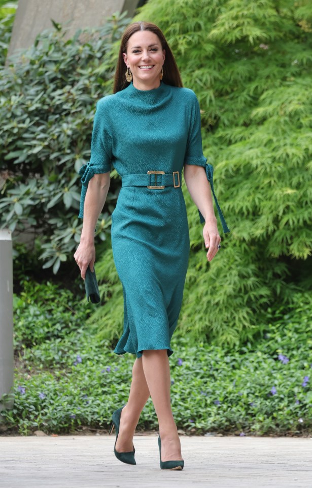 Kate, 40, was snapped at the event by the British Fashion Council