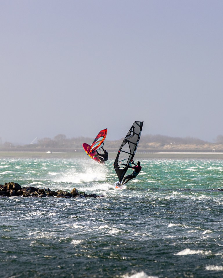 Surf lovers flock to Lake Grevelingen