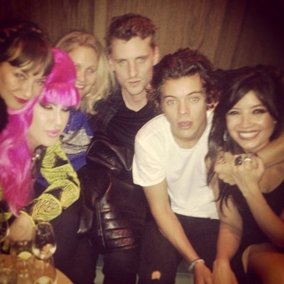 Daisy with pop star Harry Styles