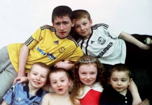  The children of Mick Philpott who died in the fire (clockwise from top left): Duwayne, John, Jayden, Jade, Jessie and Jack