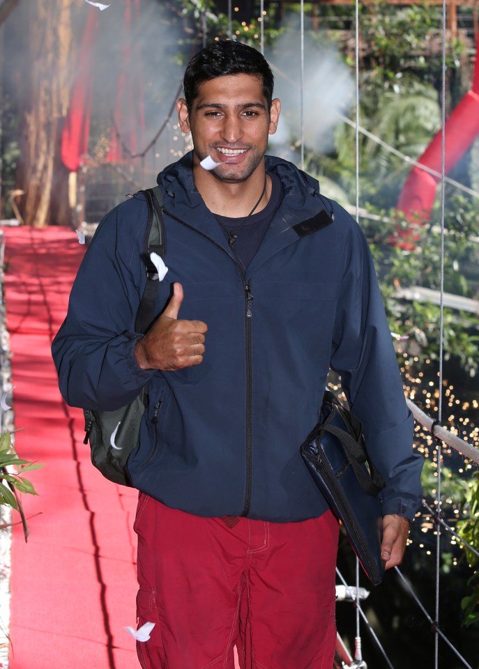 Amir Khan on I'm A Celebrity in 2017