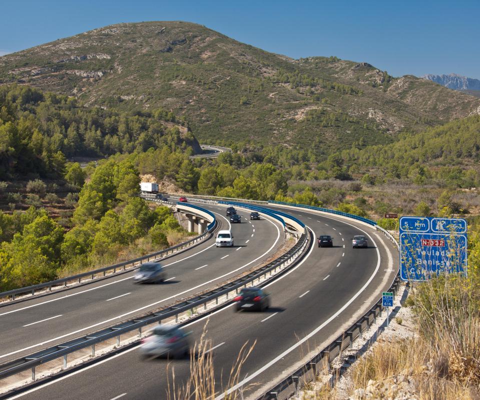 Speeding holidaymakers in Spain could be hit with fines when they return to the UK