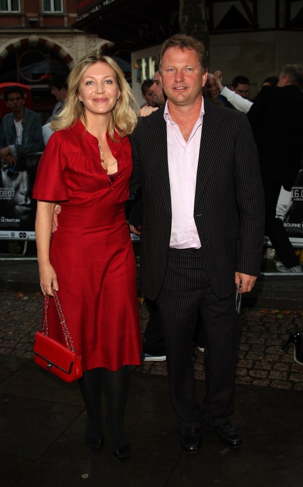 Kirsty Young and her husband Nick Jones