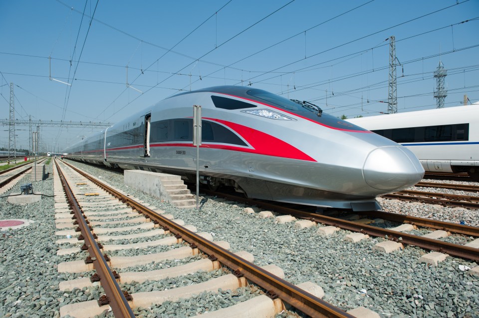 The country has a vast high speed rail network,