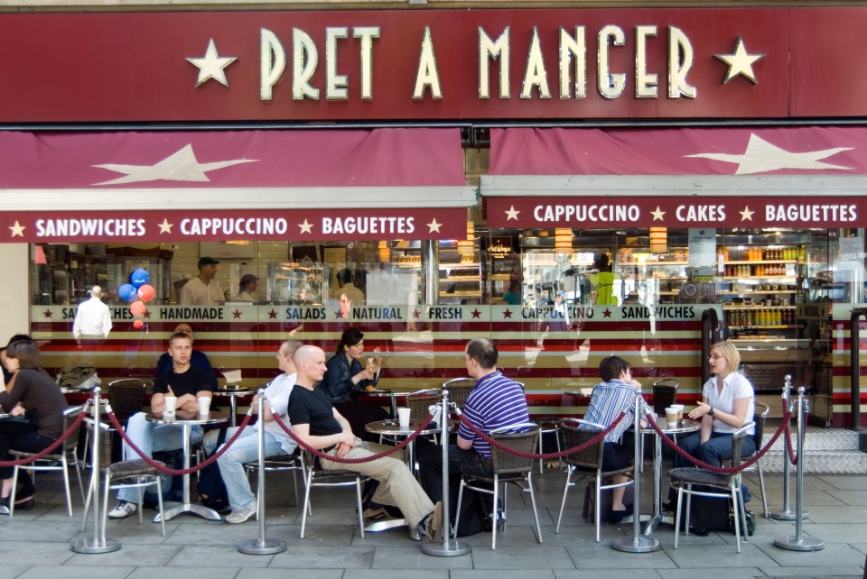 There are around 373 Pret branches in the UK