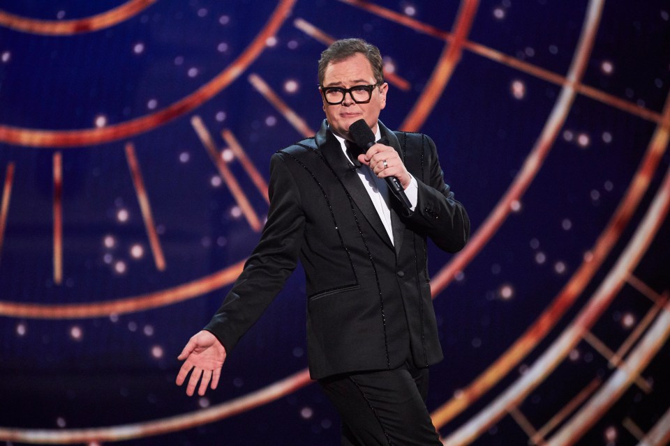 Alan Carr had the room in stitches with jokes about his private life