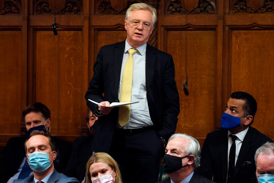 Tory rebel David Davis said the 'last chance effectively for MPs to move' against BoJo will be by October at the latest