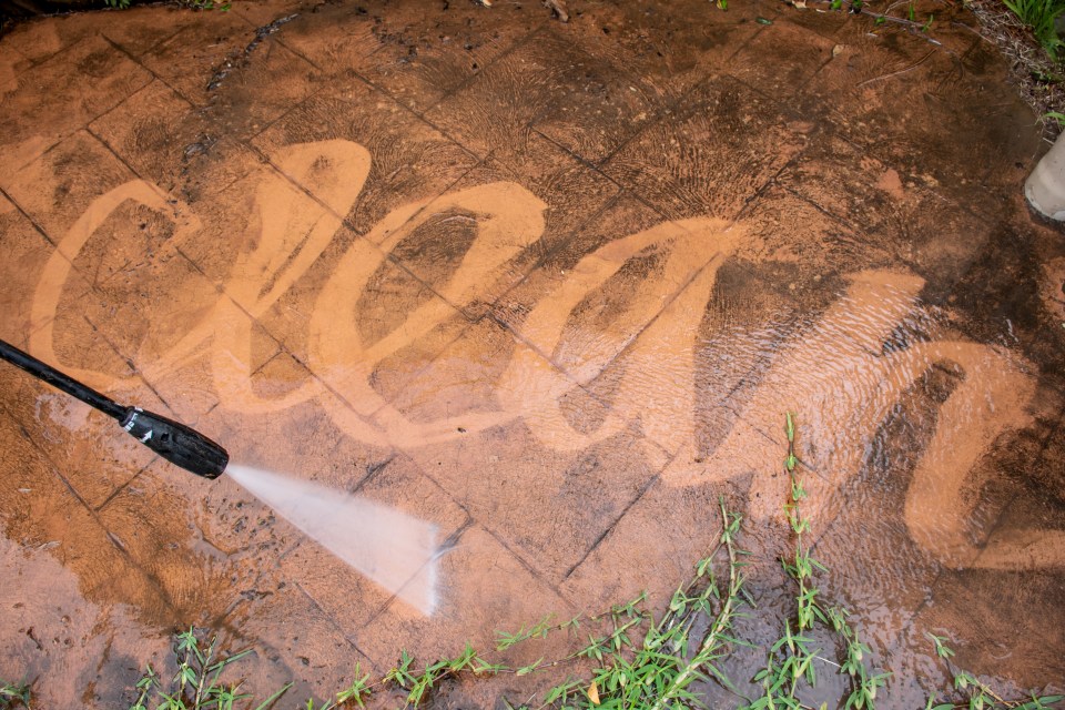 The cleaning fans revealed their secrets to getting patios sparkle again