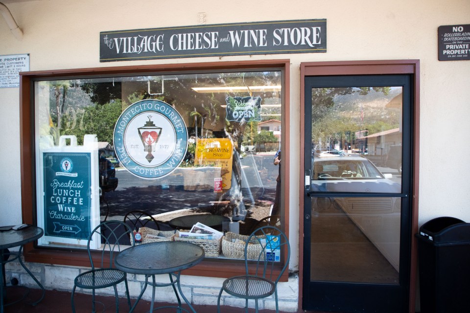 A cheese and wine store pictured in Montecito