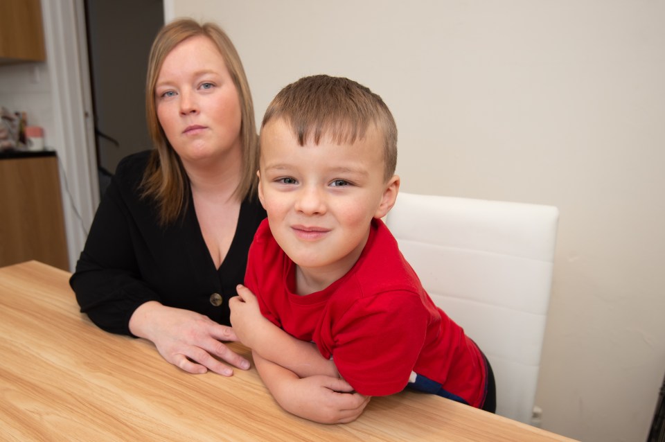 Laura Jordan fears her five-year-old Zac is educationally and socially behind his peers